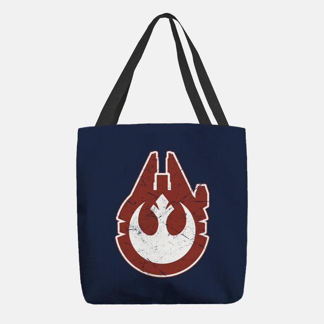 Vintage Millenium Falcon-None-Basic Tote-Bag-Astrobot Invention