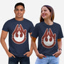 Vintage Millenium Falcon-Unisex-Basic-Tee-Astrobot Invention