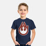 Vintage Millenium Falcon-Youth-Basic-Tee-Astrobot Invention