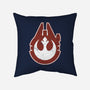 Vintage Millenium Falcon-None-Removable Cover w Insert-Throw Pillow-Astrobot Invention