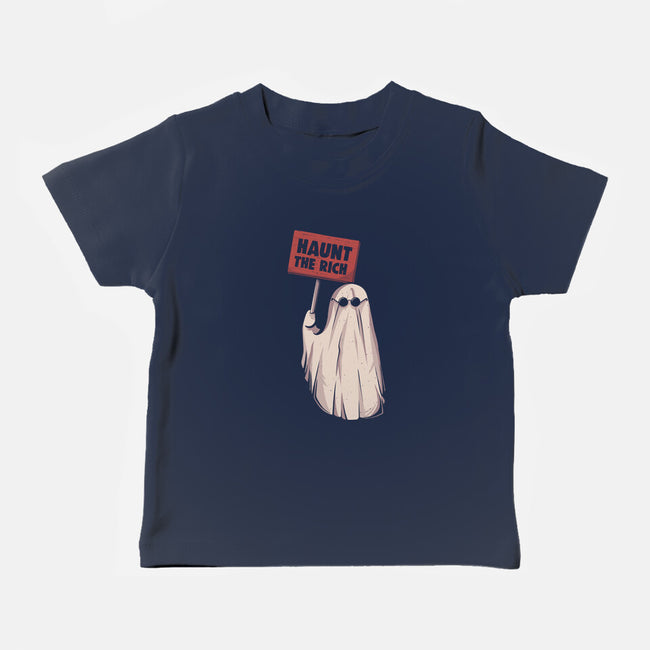 Haunt The Rich-Baby-Basic-Tee-eduely