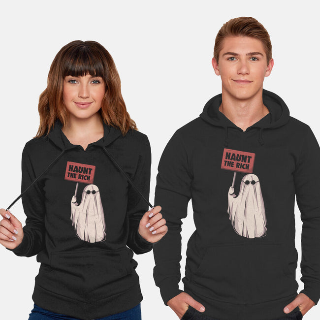 Haunt The Rich-Unisex-Pullover-Sweatshirt-eduely