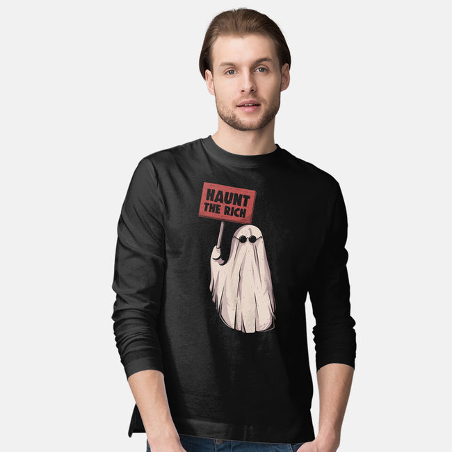 Haunt The Rich-Mens-Long Sleeved-Tee-eduely