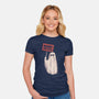 Haunt The Rich-Womens-Fitted-Tee-eduely