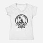 Motunui Tours-Womens-V-Neck-Tee-Mattania