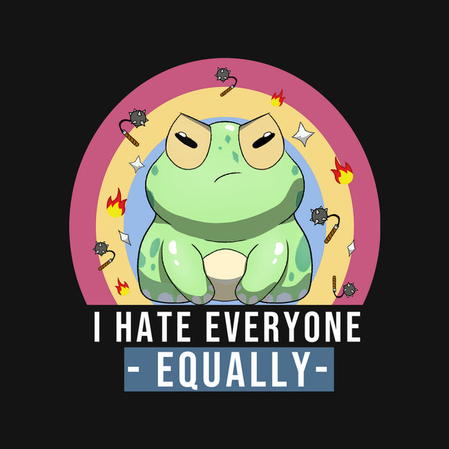 I Hate Everyone Equally-Unisex-Crew Neck-Sweatshirt-MaxoArt