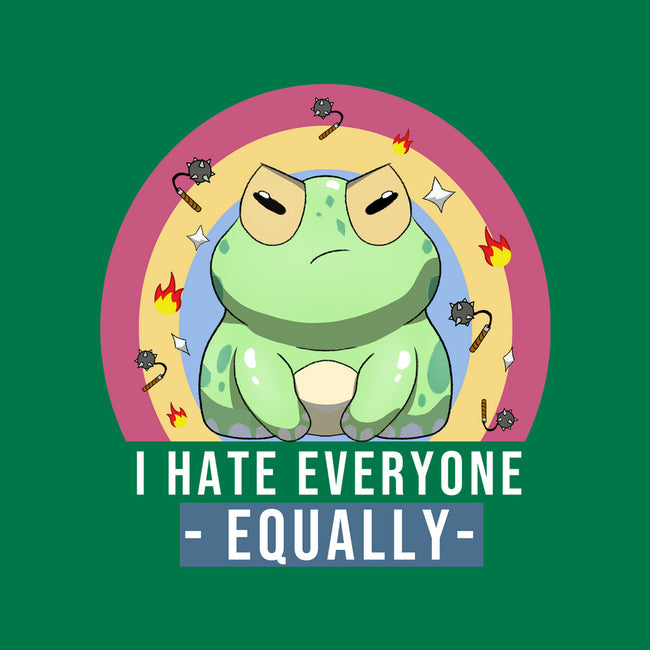 I Hate Everyone Equally-Unisex-Basic-Tee-MaxoArt