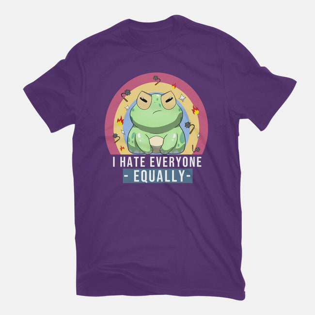 I Hate Everyone Equally-Mens-Basic-Tee-MaxoArt