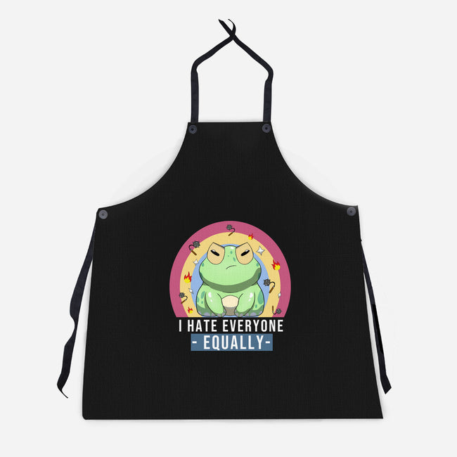 I Hate Everyone Equally-Unisex-Kitchen-Apron-MaxoArt