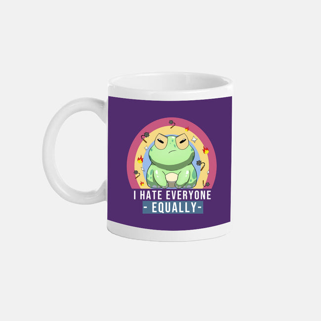 I Hate Everyone Equally-None-Mug-Drinkware-MaxoArt