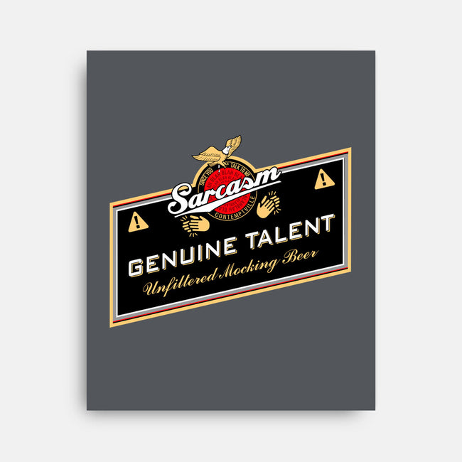 Genuine Talent-None-Stretched-Canvas-NMdesign