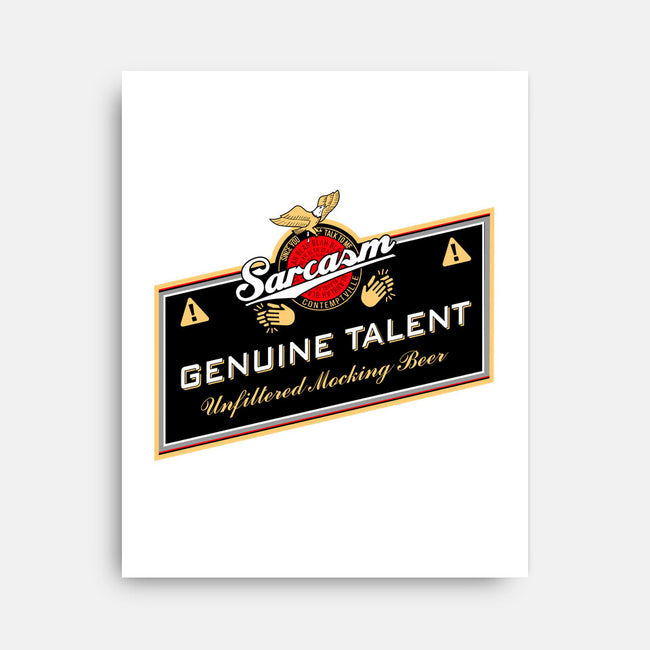 Genuine Talent-None-Stretched-Canvas-NMdesign