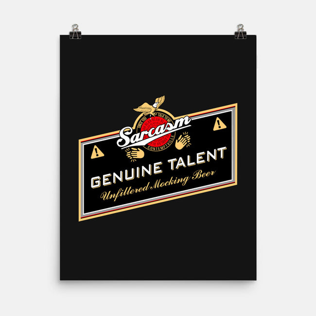 Genuine Talent-None-Matte-Poster-NMdesign