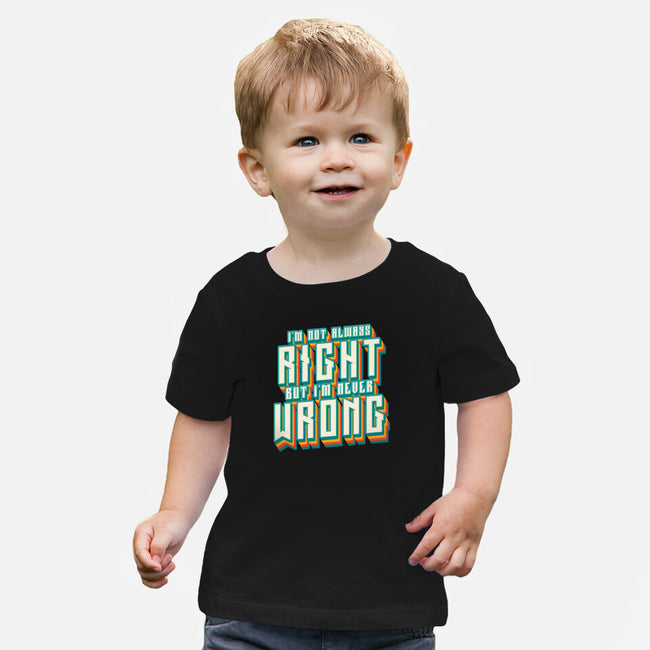 Blunt Statement-Baby-Basic-Tee-Whimsical Thinker