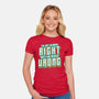 Blunt Statement-Womens-Fitted-Tee-Whimsical Thinker