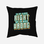 Blunt Statement-None-Removable Cover w Insert-Throw Pillow-Whimsical Thinker