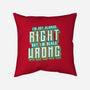 Blunt Statement-None-Removable Cover w Insert-Throw Pillow-Whimsical Thinker