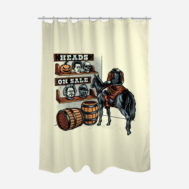 Heads On Sale-None-Polyester-Shower Curtain-glitchygorilla