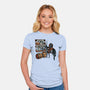 Heads On Sale-Womens-Fitted-Tee-glitchygorilla