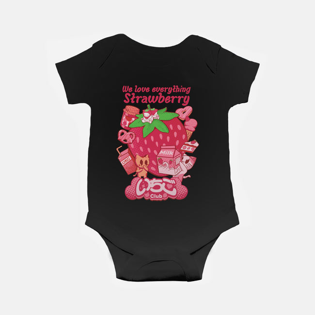 Ichigo Club-Baby-Basic-Onesie-Supacat Studio