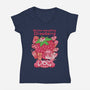 Ichigo Club-Womens-V-Neck-Tee-Supacat Studio