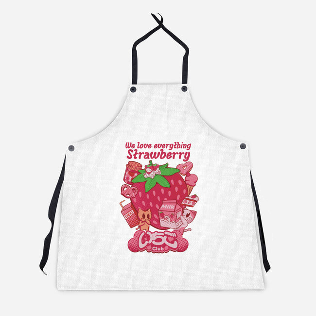 Ichigo Club-Unisex-Kitchen-Apron-Supacat Studio