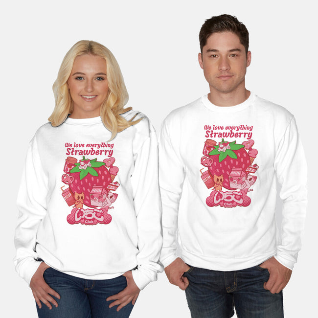 Ichigo Club-Unisex-Crew Neck-Sweatshirt-Supacat Studio