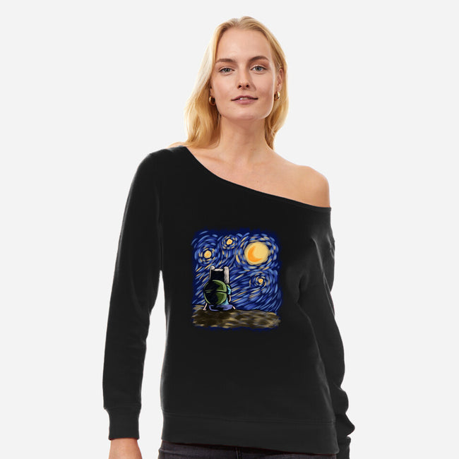 Rest Time-Womens-Off Shoulder-Sweatshirt-nickzzarto