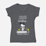 New Year Loading-Womens-V-Neck-Tee-MaxoArt