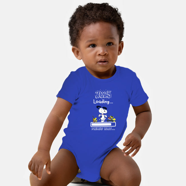 New Year Loading-Baby-Basic-Onesie-MaxoArt