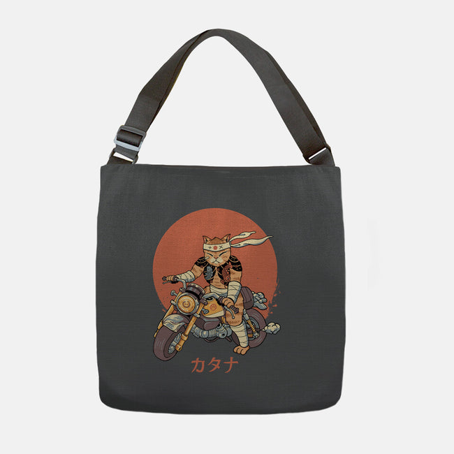 Biker Gang Catana Meowster-None-Adjustable Tote-Bag-vp021