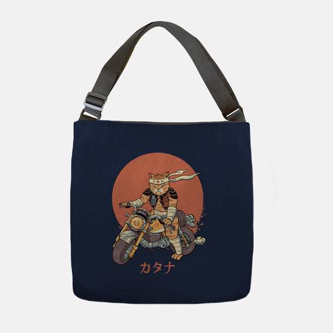 Biker Gang Catana Meowster-None-Adjustable Tote-Bag-vp021