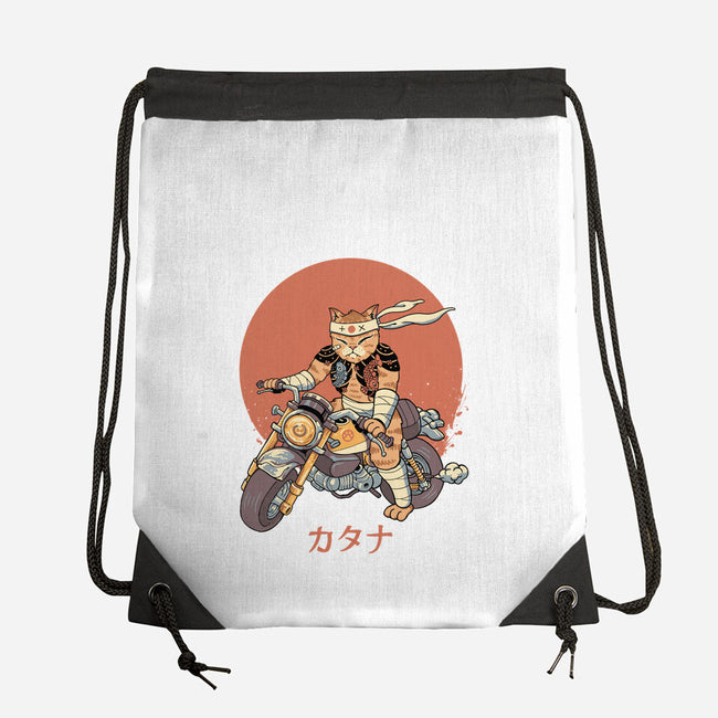 Biker Gang Catana Meowster-None-Drawstring-Bag-vp021