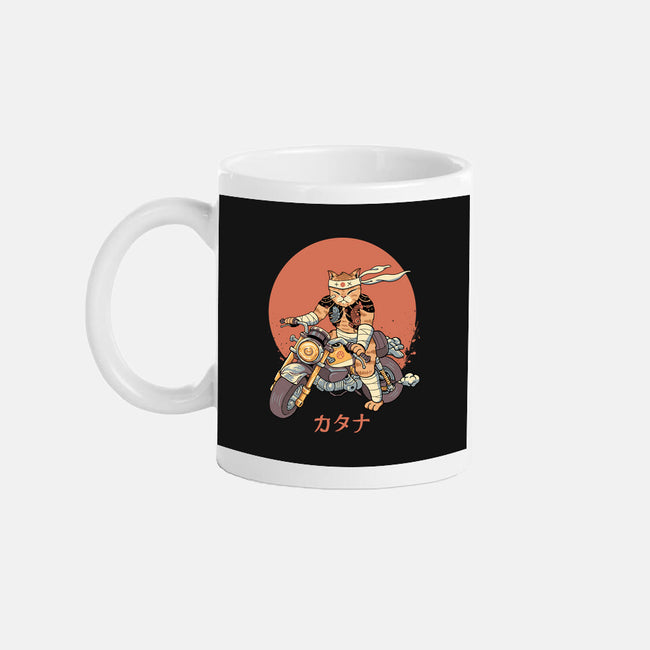 Biker Gang Catana Meowster-None-Mug-Drinkware-vp021