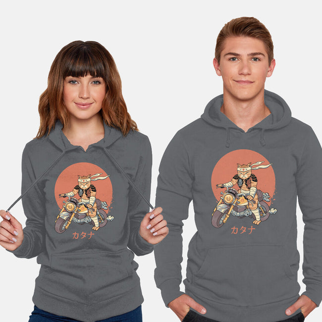 Biker Gang Catana Meowster-Unisex-Pullover-Sweatshirt-vp021