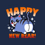 Happy New Rear-Womens-V-Neck-Tee-Boggs Nicolas