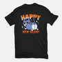 Happy New Rear-Womens-Basic-Tee-Boggs Nicolas