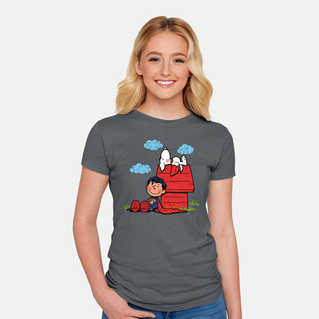 Super Nuts-Womens-Fitted-Tee-Boggs Nicolas