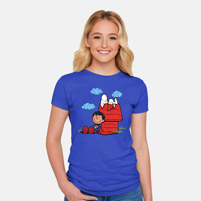 Super Nuts-Womens-Fitted-Tee-Boggs Nicolas
