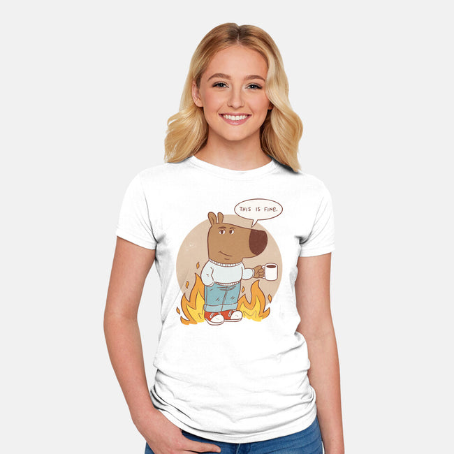This Is Chill-Womens-Fitted-Tee-paulagarcia