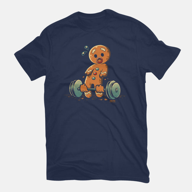 Gingerbread Workout-Womens-Basic-Tee-worlddominationforcats