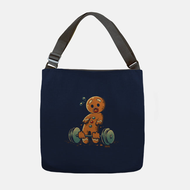 Gingerbread Workout-None-Adjustable Tote-Bag-worlddominationforcats