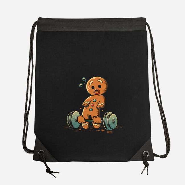 Gingerbread Workout-None-Drawstring-Bag-worlddominationforcats