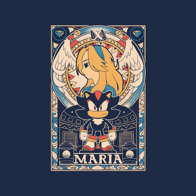 Maria Tarot-Womens-V-Neck-Tee-naomori