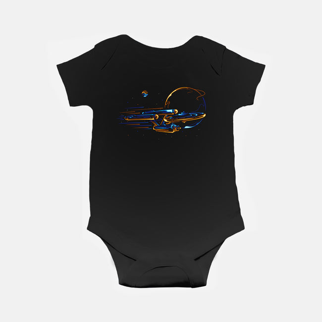 Trough The Universe-Baby-Basic-Onesie-sebasebi