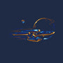 Trough The Universe-Womens-Fitted-Tee-sebasebi