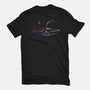 Trough The Universe-Womens-Fitted-Tee-sebasebi