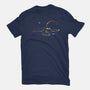 Trough The Universe-Womens-Fitted-Tee-sebasebi