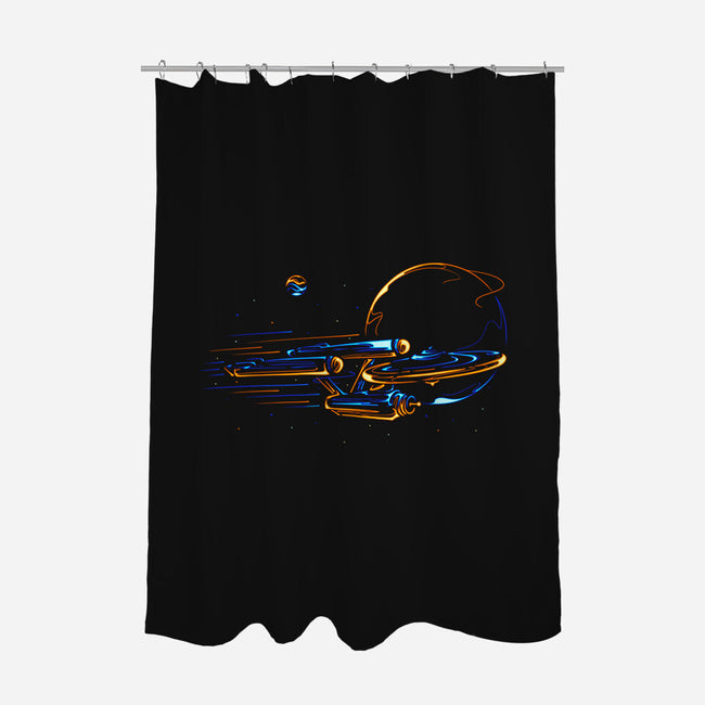 Trough The Universe-None-Polyester-Shower Curtain-sebasebi