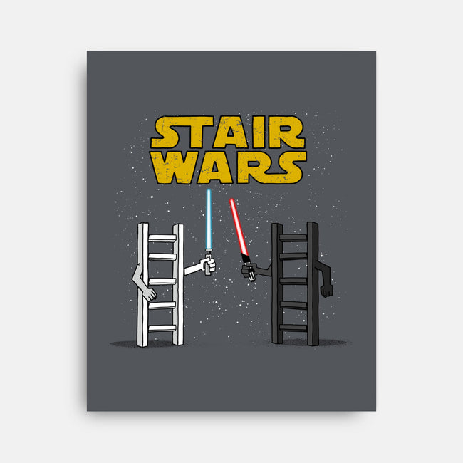 Stair Wars-None-Stretched-Canvas-sebasebi